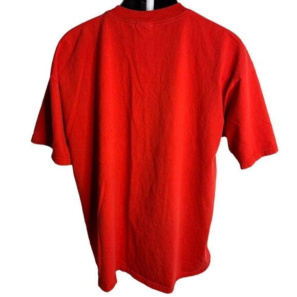 Vintage Y2K Rose Bowl Crewneck T Shirt XL Red Nebraska Huskers Miami Canes NCAA - Picture 5 of 8